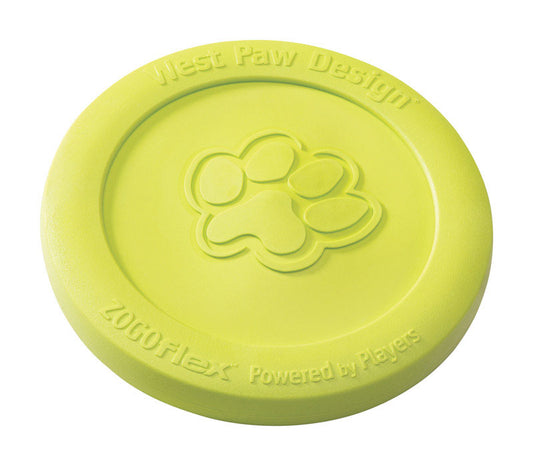 West Paw 8000463 Zogoflex Green Zisc Disc Synthetic Rubber Frisbee&#44